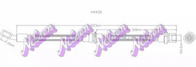 KAWE h4428 -  Тормозной шланг