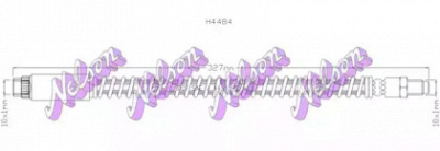KAWE h4484 -  Тормозной шланг