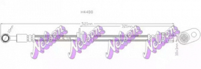 KAWE h4488 -  Тормозной шланг