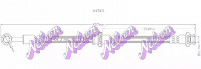KAWE h4513 -  Тормозной шланг