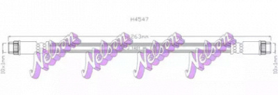 KAWE h4547 -  Тормозной шланг