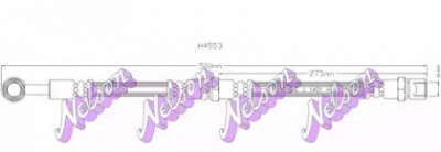 KAWE h4553 -  Тормозной шланг