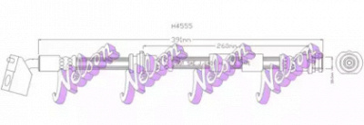 KAWE h4555 -  Тормозной шланг