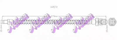 KAWE h4572 -  Тормозной шланг