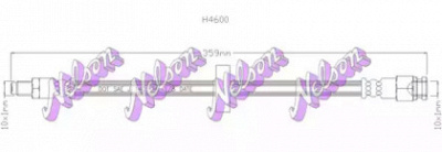 KAWE h4600 -  Тормозной шланг