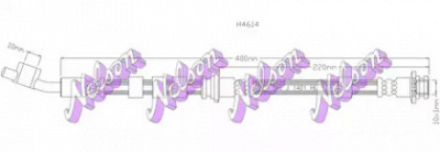 KAWE h4614 -  Тормозной шланг