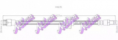 KAWE h4691 -  Тормозной шланг