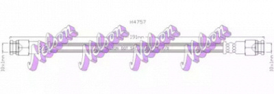 KAWE h4757 -  Тормозной шланг