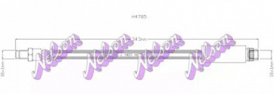KAWE h4785 -  Тормозной шланг