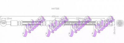 KAWE h4788 -  Тормозной шланг