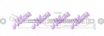 KAWE h4792 -  Тормозной шланг