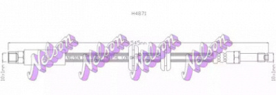 KAWE h4871 -  Тормозной шланг