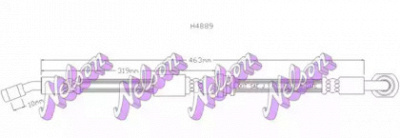 KAWE h4889 -  Тормозной шланг