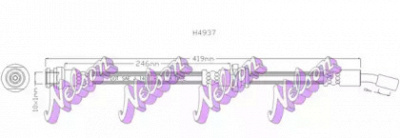 KAWE h4937 -  Тормозной шланг