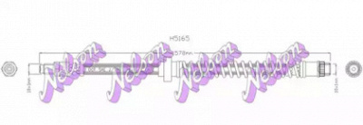 KAWE h5165 -  Тормозной шланг