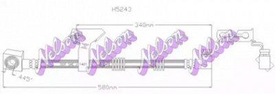 KAWE h5243 -  Тормозной шланг