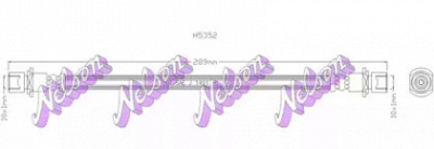 KAWE h5352 -  Тормозной шланг