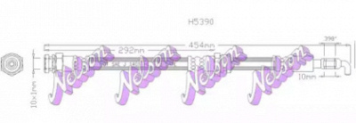 KAWE h5390 -  Тормозной шланг