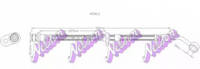 KAWE h5463 -  Тормозной шланг