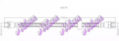 KAWE h5579 -  Тормозной шланг