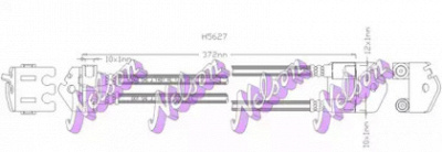 KAWE h5627 -  Тормозной шланг