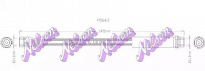 KAWE h5663 -  Тормозной шланг