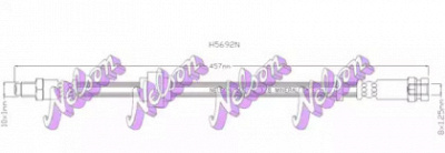 KAWE h5692n -  Тормозной шланг