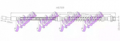 KAWE h5789 -  Тормозной шланг