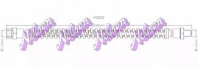 KAWE h5851 -  Тормозной шланг