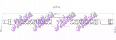 KAWE h5854 -  Тормозной шланг