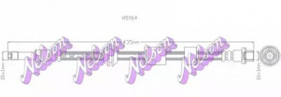 KAWE h5914 -  Тормозной шланг