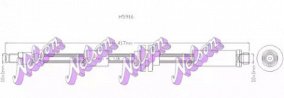 KAWE h5916 -  Тормозной шланг