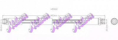 KAWE h5922 -  Тормозной шланг