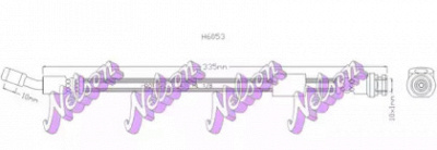 KAWE h6053 -  Тормозной шланг