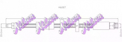 KAWE h6087 -  Тормозной шланг