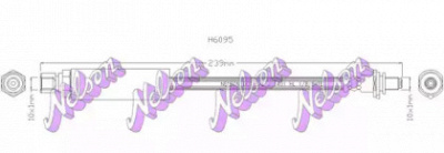 KAWE h6095 -  Тормозной шланг