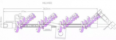 KAWE h6148q -  Тормозной шланг