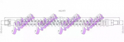 KAWE h6149 -  Тормозной шланг