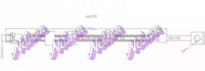 KAWE h6255 -  Тормозной шланг