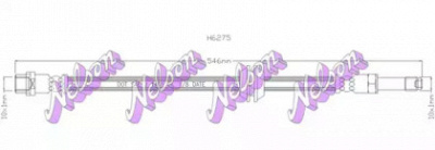 KAWE h6275 -  Тормозной шланг