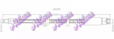 KAWE h6289 -  Тормозной шланг