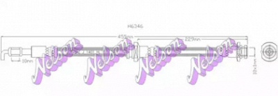 KAWE h6346 -  Тормозной шланг