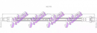 KAWE h6378 -  Тормозной шланг
