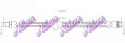 KAWE h6578 -  Тормозной шланг
