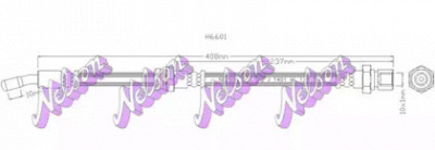 KAWE h6601 -  Тормозной шланг
