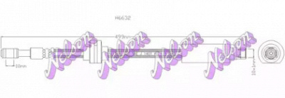 KAWE h6632 -  Тормозной шланг