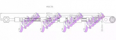 KAWE h6636 -  Тормозной шланг