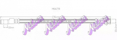 KAWE h6678 -  Тормозной шланг