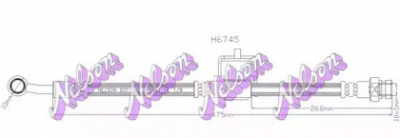 KAWE h6745 -  Тормозной шланг
