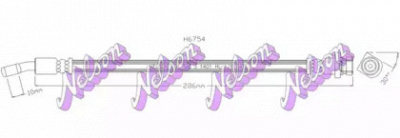 KAWE h6754 -  Тормозной шланг